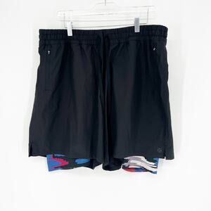 TomboyX Gender Neutral Board Shorts 2X Black‎